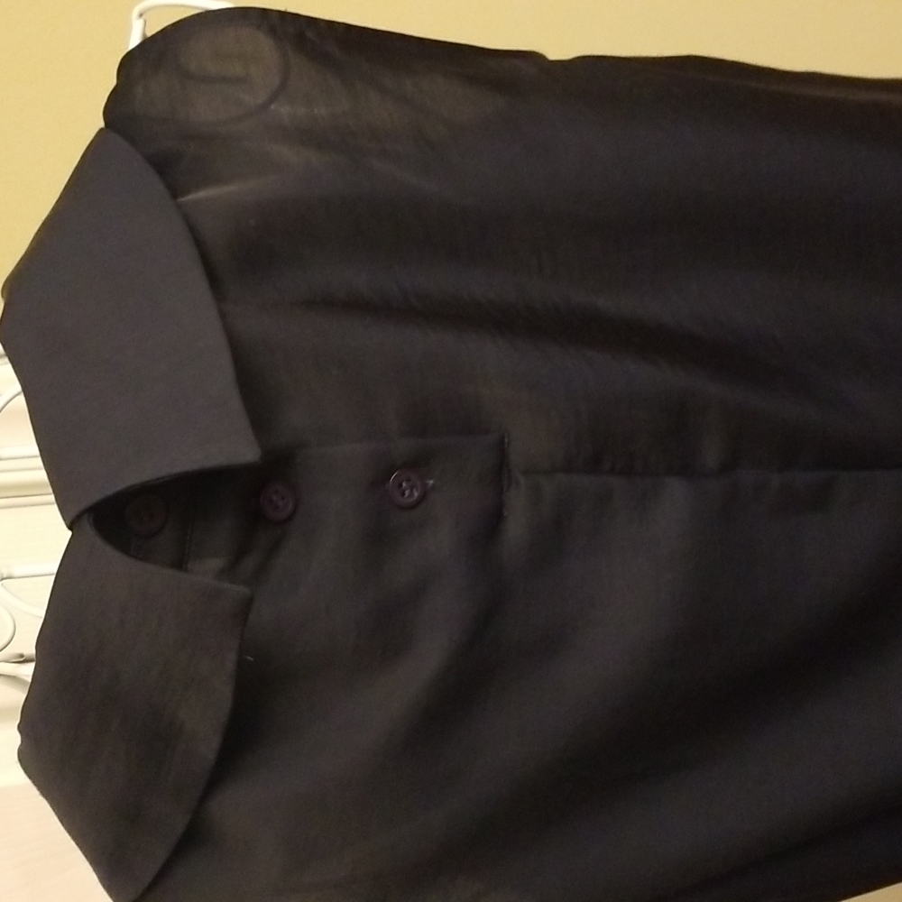 Dark Navy Talbots top - Picture 5 of 7